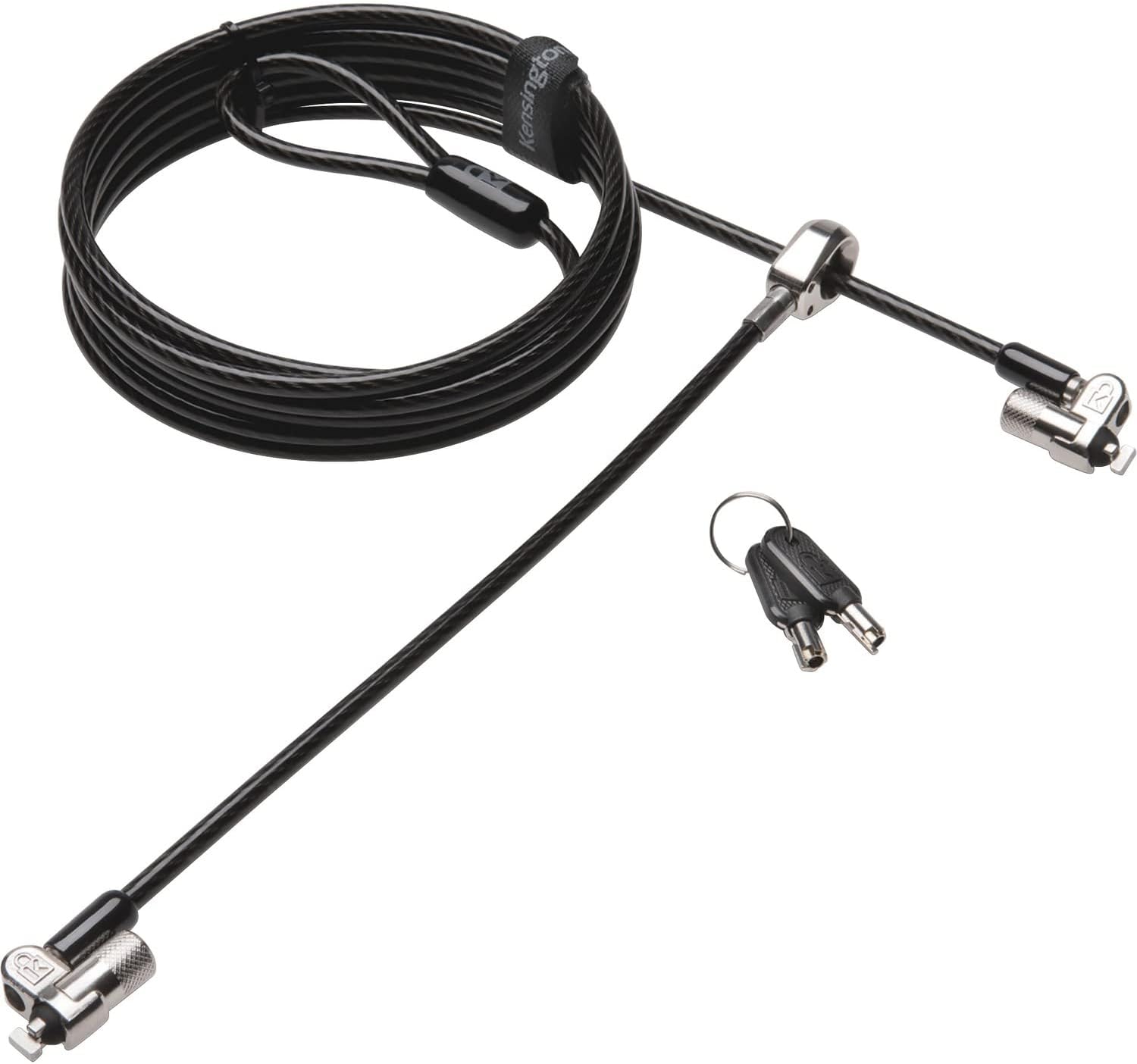Cable Lock Laptop - Twin Cable Lock for Laptops, 10mm