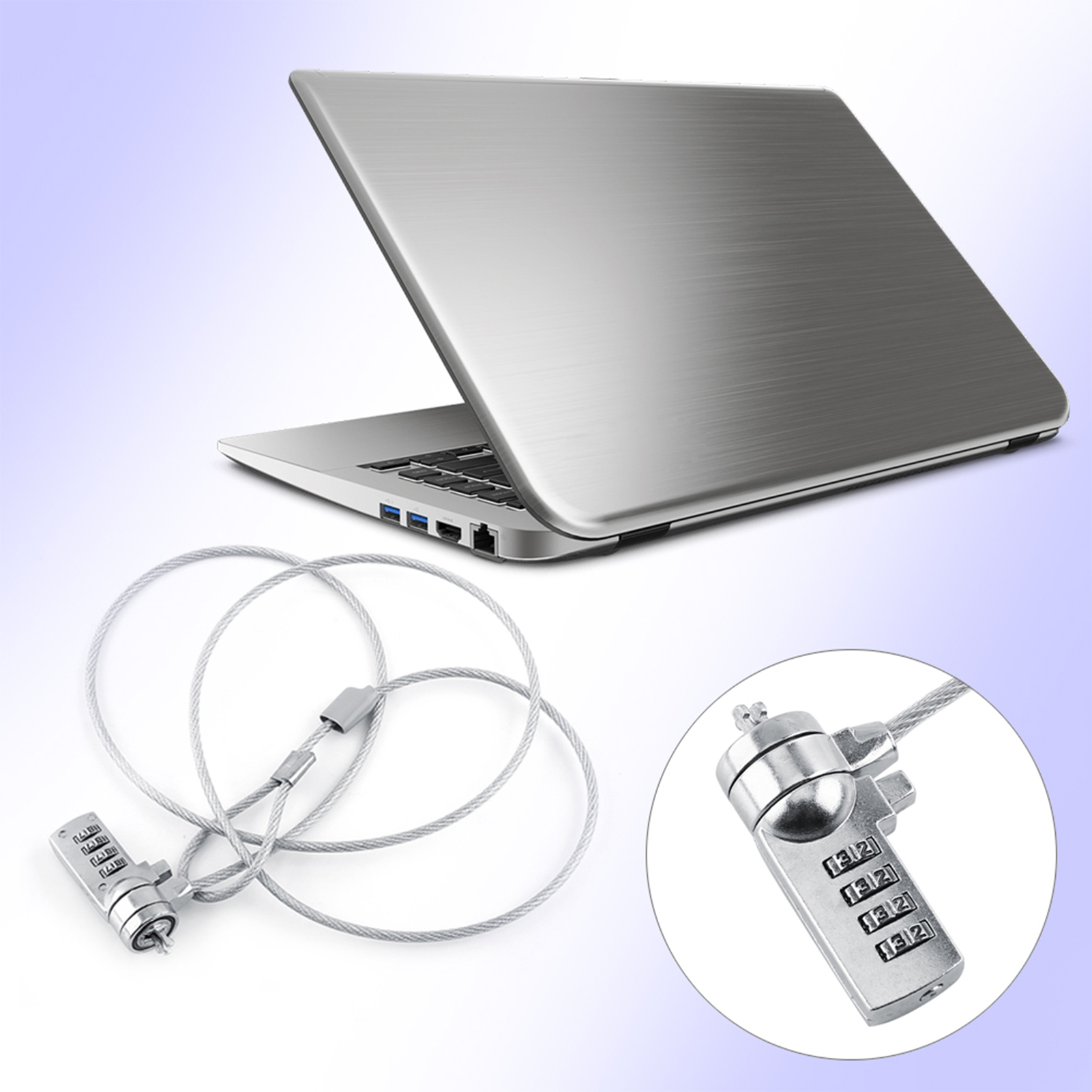Cable Lock Laptop - Laptop Theft Deterrent Laptop Combination Security