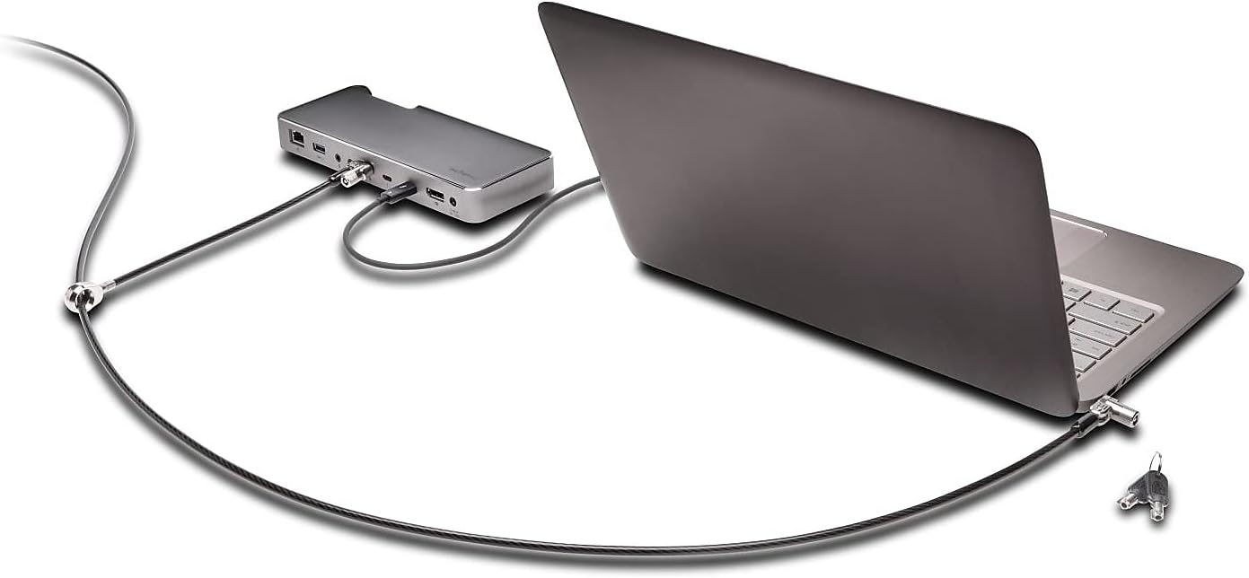 Twin Cable Lock for Laptops, 1 - Cable Lock Laptop avaliação e preço