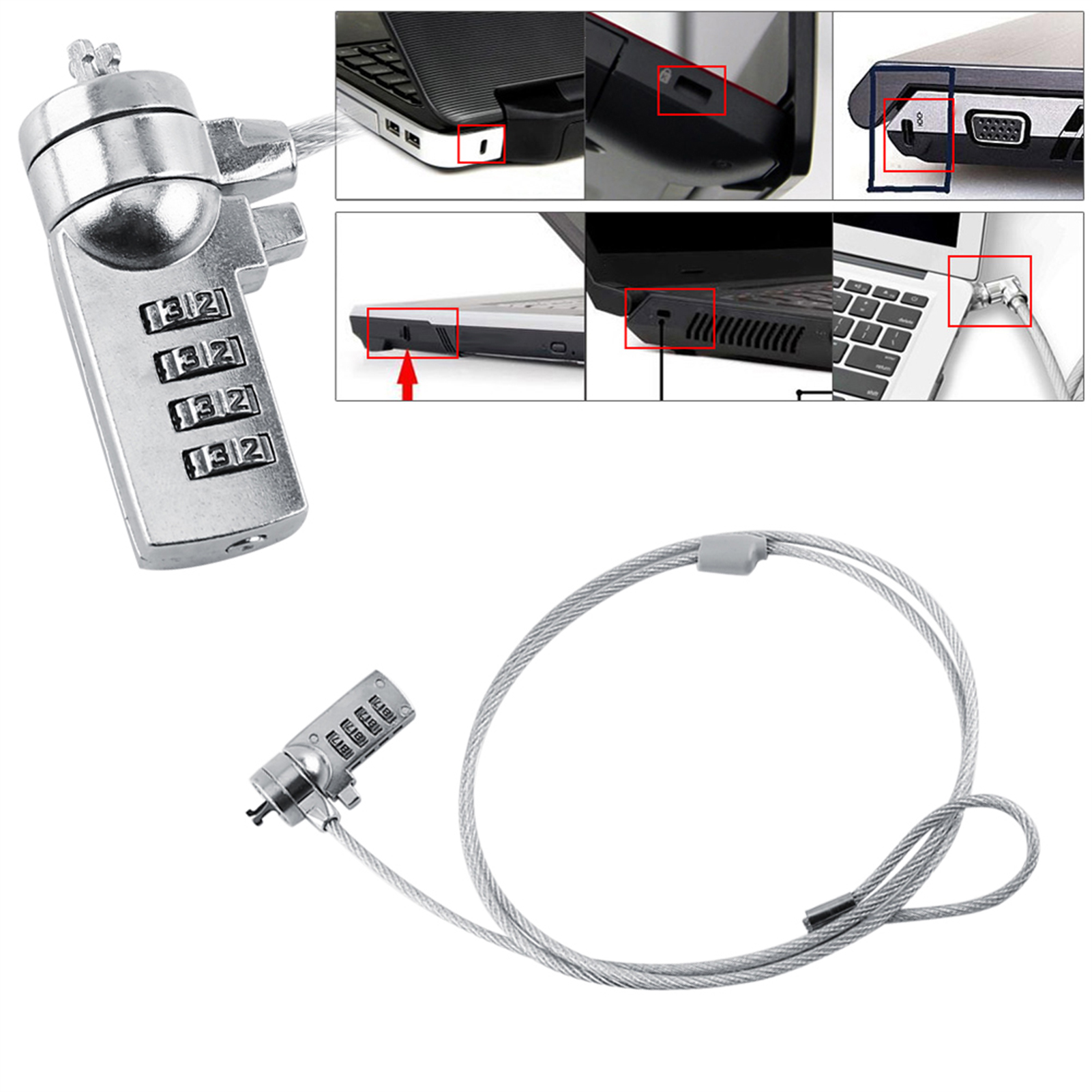 Laptop Theft Deterrent Laptop  - Cable Lock Laptop avaliação e preço