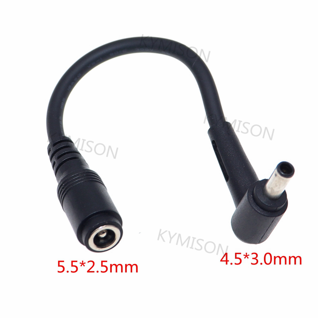 DC jack 5.5*2.5 Female to 4.5* - Cable Lock Laptop avaliação e preço