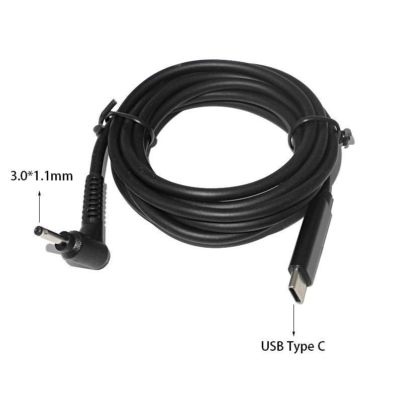 USB Type C to DC 3.0x1.1mm 3.0 - Cable Lock Laptop avaliação e preço