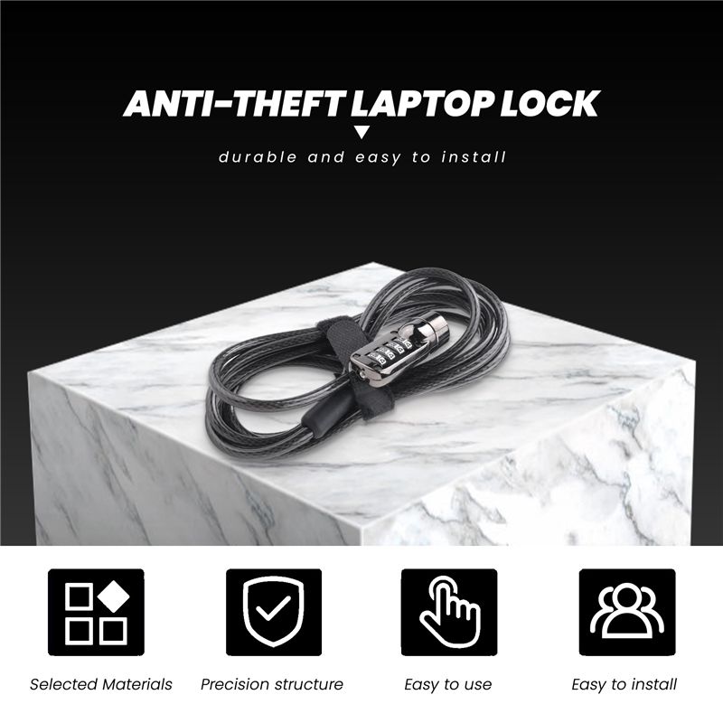 FEDI-Security Combination Lapt - Cable Lock Laptop avaliação e preço