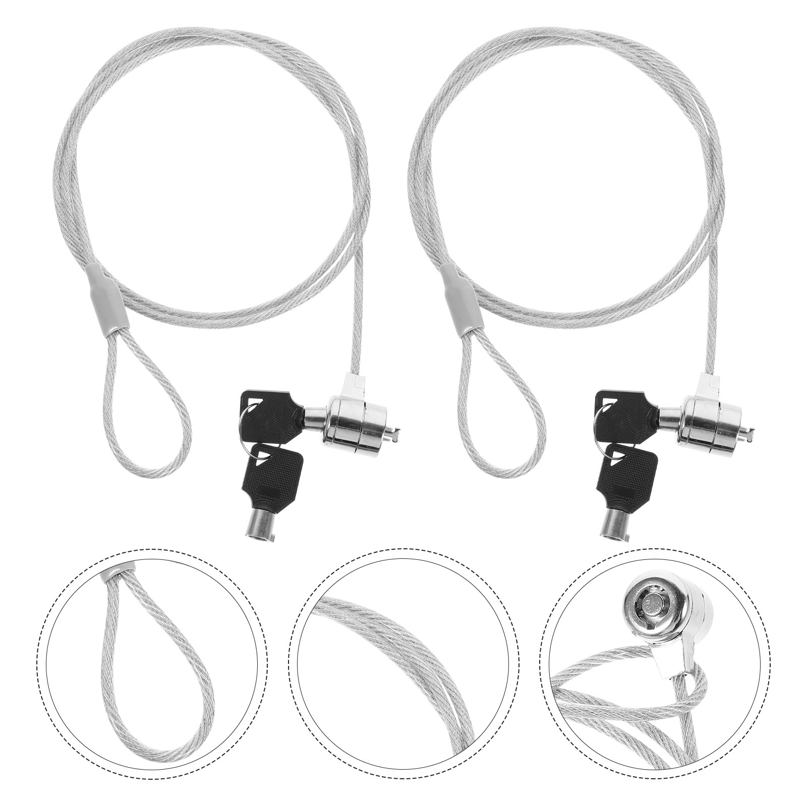 2Sets Security Hardware Cable  - Cable Lock Laptop avaliação e preço
