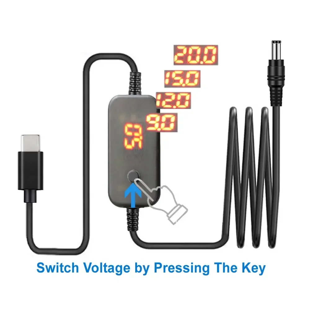 Type C to DC5.5x2.1mm Power Ad - Cable Lock Laptop avaliação e preço