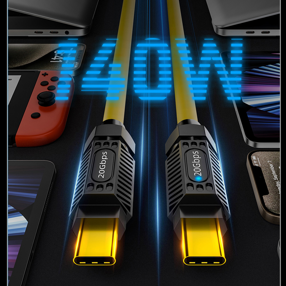USB Type C Data Cable 8K 20Gbp - Cable Lock Laptop avaliação e preço