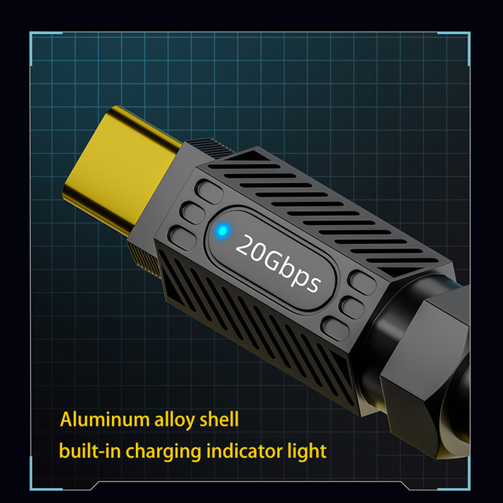 USB Type C Data Cable 8K 20Gbp - Cable Lock Laptop avaliação e preço