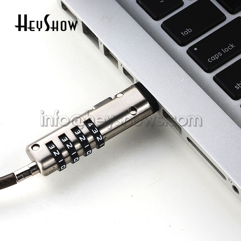 4-Digit Password Protected USB - Cable Lock Laptop avaliação e preço