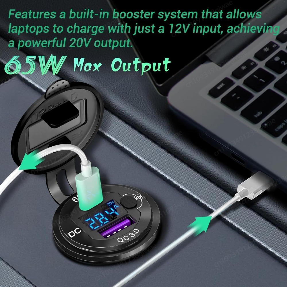 12V USB Outlet Aluminum Laptop - Cable Lock Laptop avaliação e preço