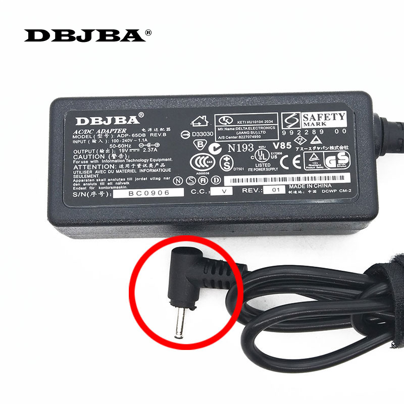 19V 2.37A 3.0*1.1mm AC Adapter - Cable Lock Laptop avaliação e preço
